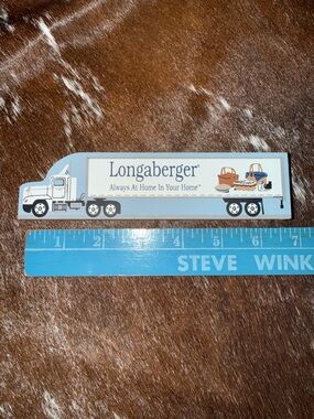 Longaberger Truck The Cats Meow - Light Blue, White, Brown
